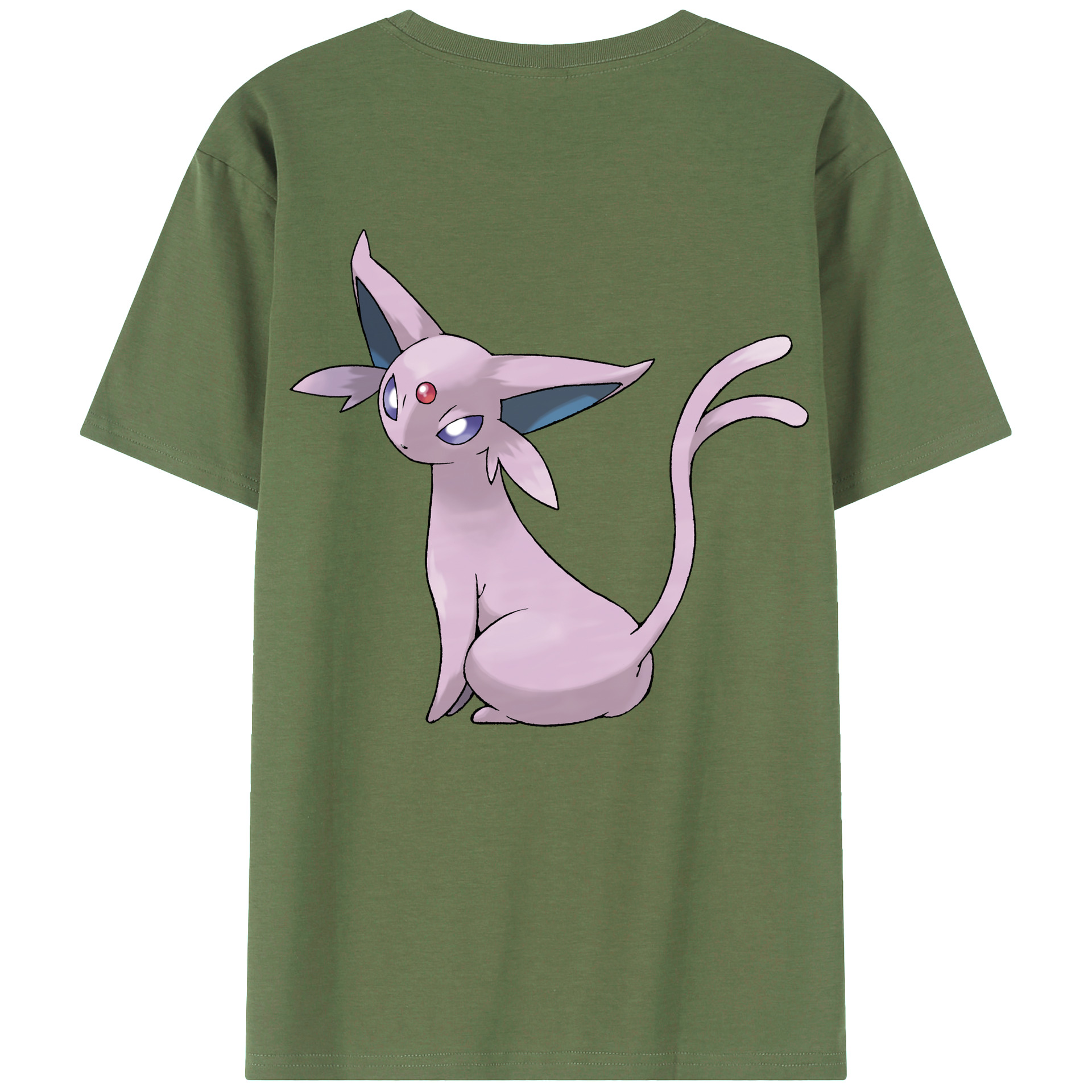 （画像用） ポケットモンスター Pokémon 綿100％ メンズ半袖Tシャツ（バックプリント） 通気性